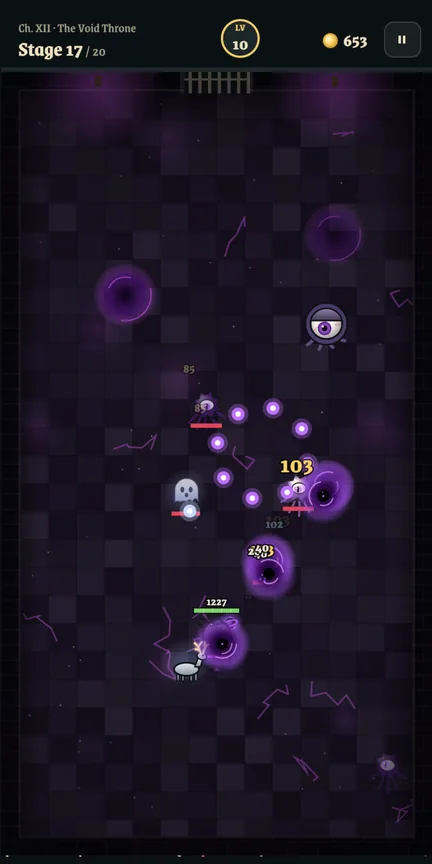 A Voidwalker hero fighting in the Void Throne